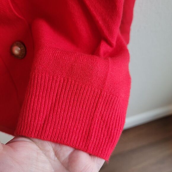 Designers Originals Cardigan Sz S Red Button Sweater Vintage USA READ - Picture 13 of 15